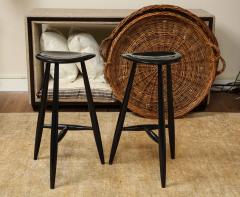 Pair of Lacquered Stools - 3700930