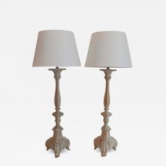 Pair of Lamps 18th Century French Candlesticks - 4003744