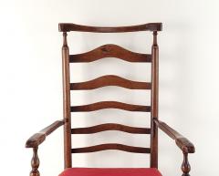 Pair of Lancashire Oak Dining Chairs England circa 1820 and later - 3517884