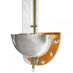 Pair of Large 1930s American Art Deco Theater Wall Sconces w Etched Glass - 181816
