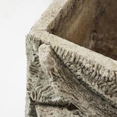 Pair of Large Antique French Faux Bois Planters - 4518132