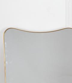 Pair of Large Contemporary Italian Brass Mirrors - 4133263