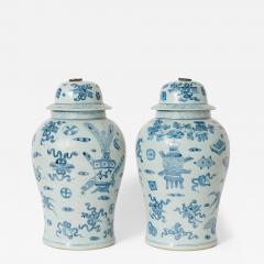 Pair of Large Early 20th Century Chinese Temple Jars - 4485128