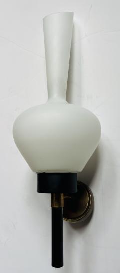 Pair of Large French Mid Century 1950s Wall Lamps - 3341033