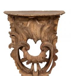 Pair of Large George III Pine Wall Brackets - 4137231