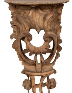 Pair of Large George III Pine Wall Brackets - 4137233