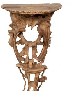 Pair of Large George III Pine Wall Brackets - 4137238