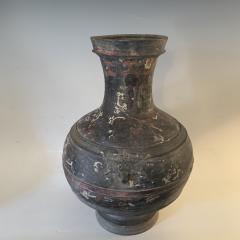 Pair of Large Han Dynasty Pottery Jars - 2307226