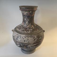 Pair of Large Han Dynasty Pottery Jars - 2307234