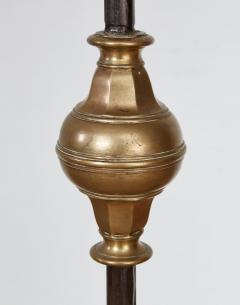 Pair of Large Iron and Bronze Torcheres - 4441571