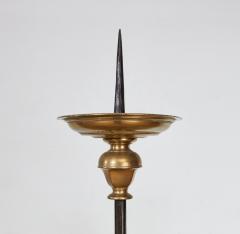 Pair of Large Iron and Bronze Torcheres - 4441572