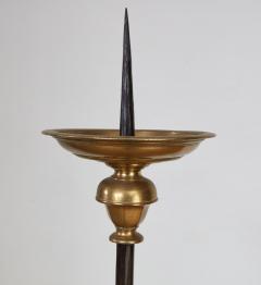 Pair of Large Iron and Bronze Torcheres - 4441575