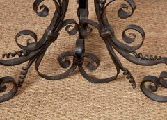 Pair of Large Iron and Bronze Torcheres - 4441579