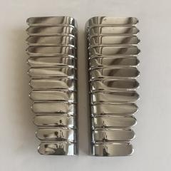 Pair of Large Italian 1950s Chrome Door Handles - 4237605