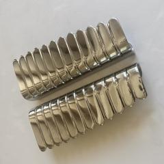 Pair of Large Italian 1950s Chrome Door Handles - 4237608