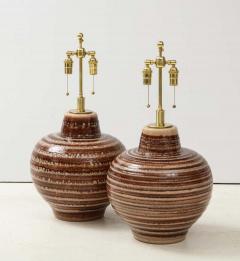 Pair of Large Italian Ceramic Lamps - 2188716