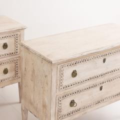 Pair of Large Italian Painted Neoclassical Style Bedside Commodes - 3066019