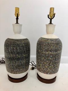 Pair of Large Italian Pottery Lamps - 1112238