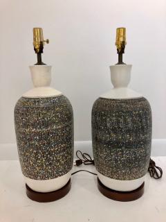 Pair of Large Italian Pottery Lamps - 1112239