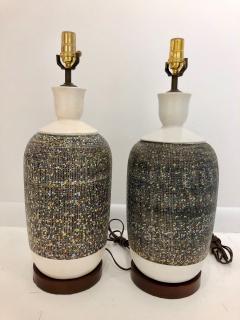 Pair of Large Italian Pottery Lamps - 1112246