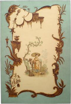 Pair of Large Louis XV Oil Painting of Chinoiserie Genre Scenes - 4629500
