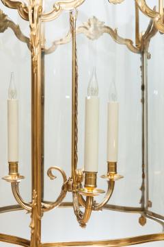 Pair of Large Louis XV Style Gilt Bronze Lanterns 19th Century - 581473