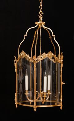 Pair of Large Louis XV Style Gilt Bronze Lanterns 19th Century - 581477