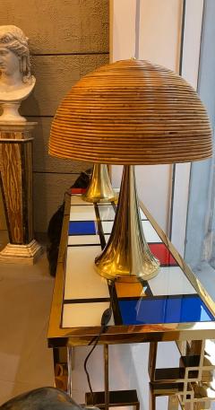 Pair of Large Modern Table Lamps in the Manner of Gabriella Crespi 1990 - 3026002