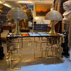Pair of Large Modern Table Lamps in the Manner of Gabriella Crespi 1990 - 3026009