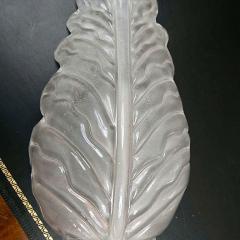 Pair of Large Murano Blown Leaf Sconces - 131626