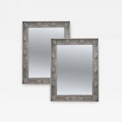 Pair of Large Painted Reproduction Mirrors - 1383108