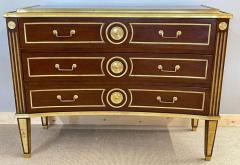 Pair of Large Russian Neoclassical Style Inverted Front Commodes Chests - 2915267