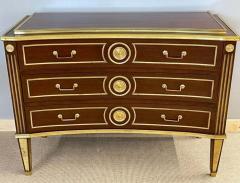 Pair of Large Russian Neoclassical Style Inverted Front Commodes Chests - 2915268