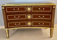 Pair of Large Russian Neoclassical Style Inverted Front Commodes Chests - 2915269