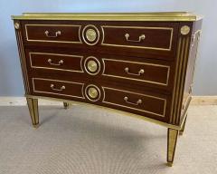 Pair of Large Russian Neoclassical Style Inverted Front Commodes Chests - 2915270