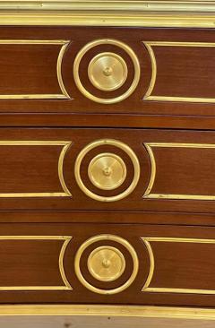 Pair of Large Russian Neoclassical Style Inverted Front Commodes Chests - 2915274