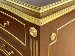 Pair of Large Russian Neoclassical Style Inverted Front Commodes Chests - 2915275