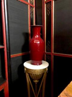 Pair of Large Sang de boeuf Glazed Vase Early 20th Century - 1445769