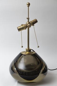 Pair of Large Sommerso Pear Shaped Globe Lamps Contemporary - 2642916