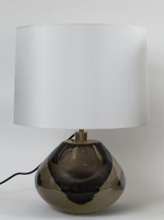 Pair of Large Sommerso Pear Shaped Globe Lamps Contemporary - 2642917