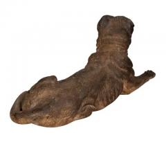 Pair of Large Terracotta Mastiff Dogs - 4137106