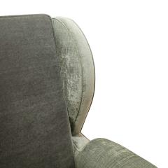 Pair of Large and Elegant French Art Deco Wing Chairs 1930s - 3407714