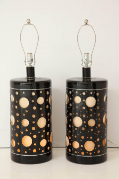 Pair of Large mid century Modern Lamps  - 1191813