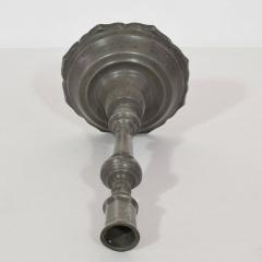 Pair of Late 18th Century French Neoclassical Pewter Candleholders - 4113826