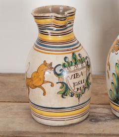 Pair of Late 18th Century Spanish Puente del Arzobispo Jugs - 4233379