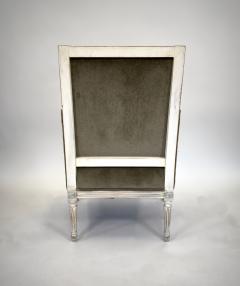 Pair of Late 19th Century French Louis XVI Painted Armchairs - 4569562