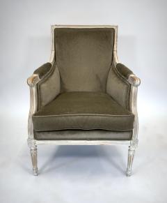 Pair of Late 19th Century French Louis XVI Painted Armchairs - 4569565