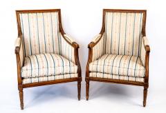 Pair of Late 19th Century Louis XVI Style Armchairs - 4538314