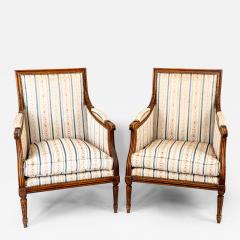 Pair of Late 19th Century Louis XVI Style Armchairs - 4538319