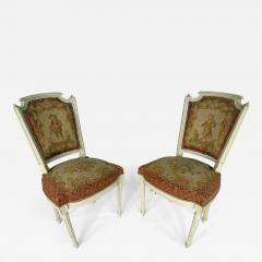 Pair of Late 19th Century Louis XVI Style Side Chairs from Matching Parlor Suite - 4758338